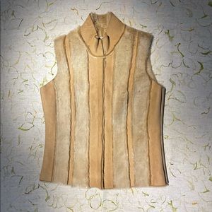 Vintage faux fur vest